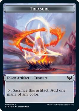 Spirit (6) // Treasure (7) Double-sided Token (Back)